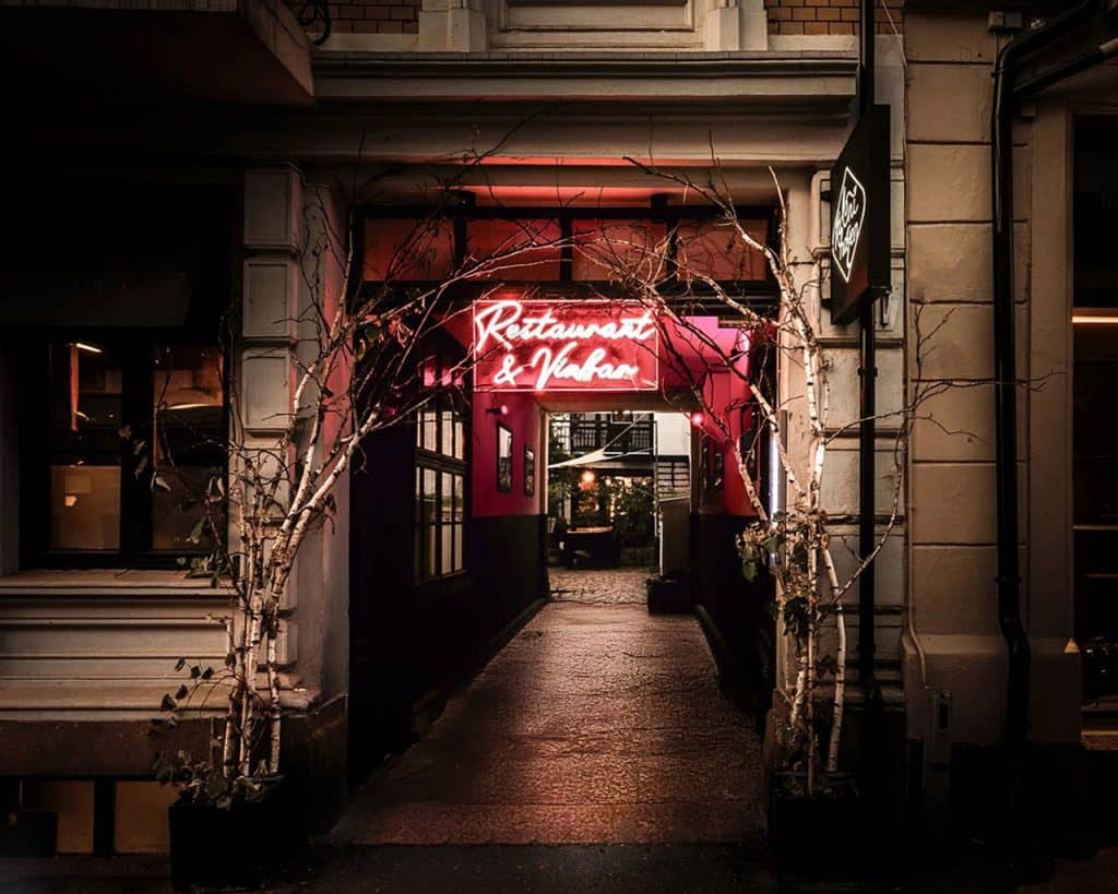 Oslo Sehenswürdigkeiten - Eingang Restaurant
